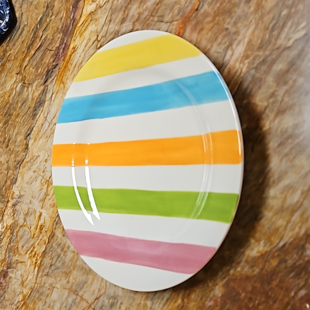 GATESWARE Strip Dinner Plate Dish